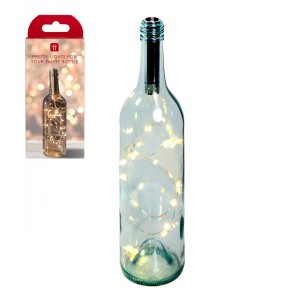 BOTANICAL NUTCRACKER LED LIG HT BOTTLE STOPPER  20 LEDS